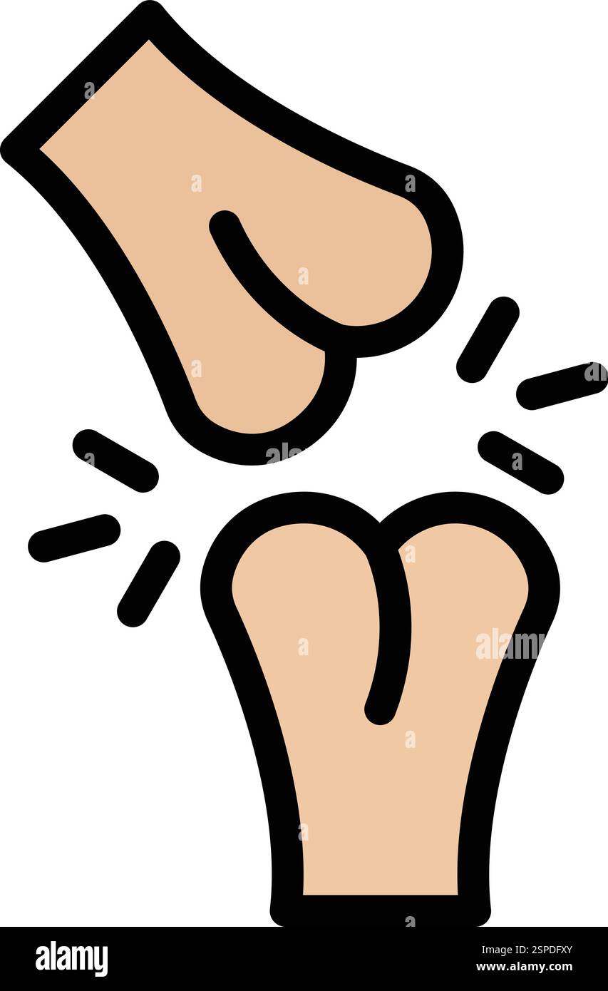 Joint Vector Icon Design Illustration Stock Vector