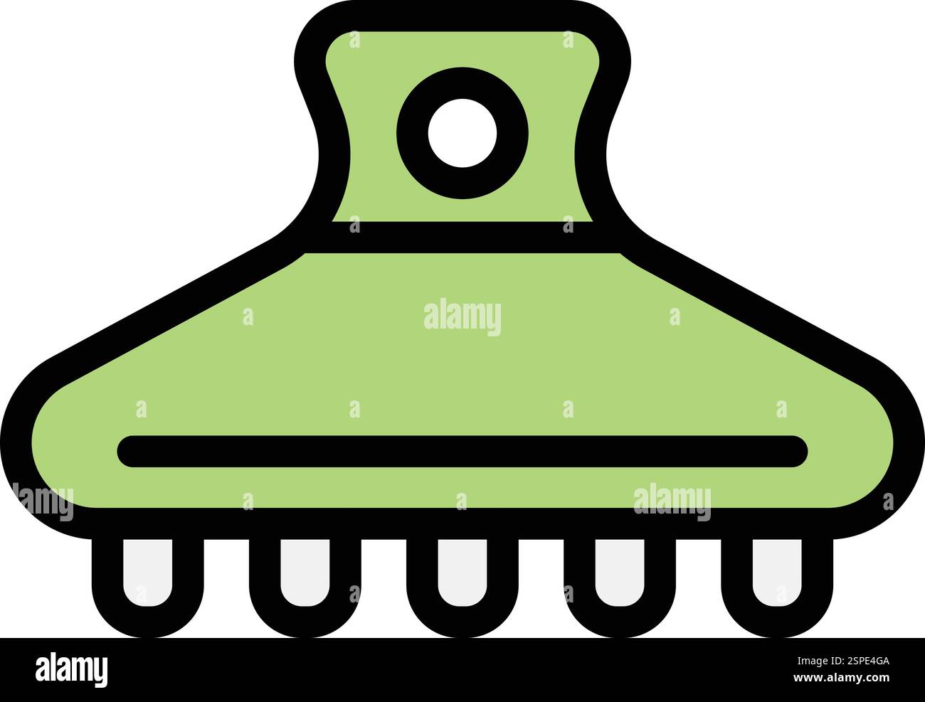 Hair clamp Vector Icon Design Illustration Stock Vector