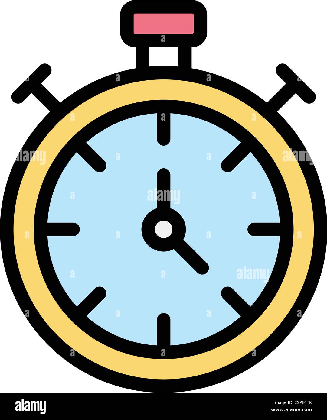 Stop watch Vector Icon Design Illustration Stock Vector