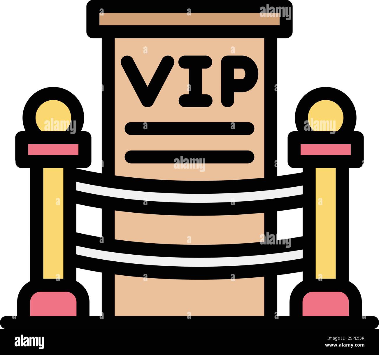Vip Vector Icon Design Illustration Stock Vector