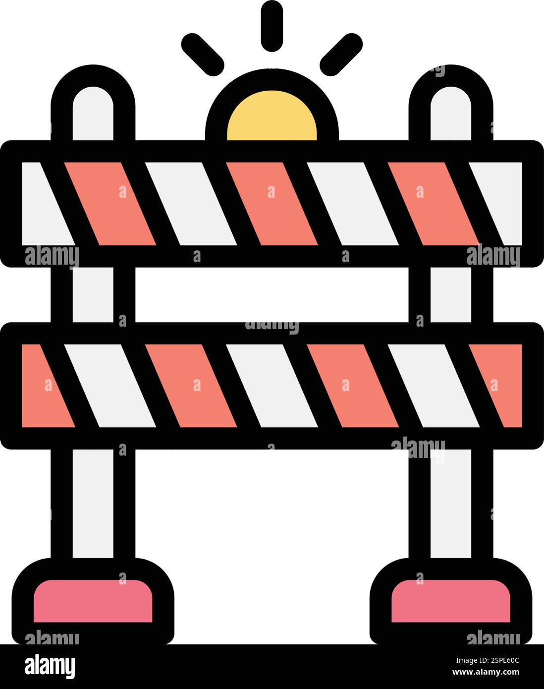 Barrier Vector Icon Design Illustration Stock Vector Image & Art - Alamy