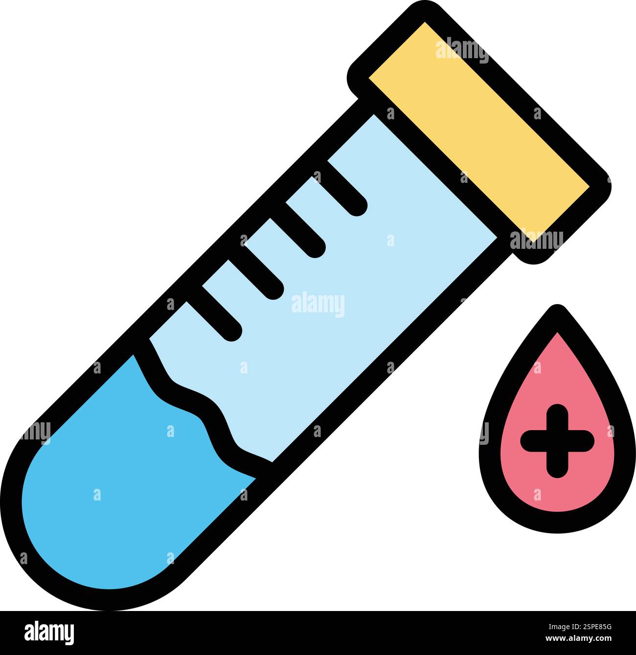 Blood sample Vector Icon Design Illustration Stock Vector
