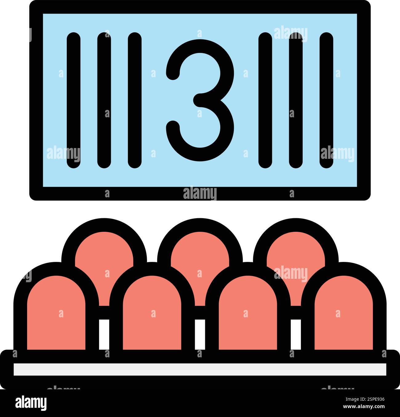 Countdown Vector Icon Design Illustration Stock Vector Image & Art - Alamy