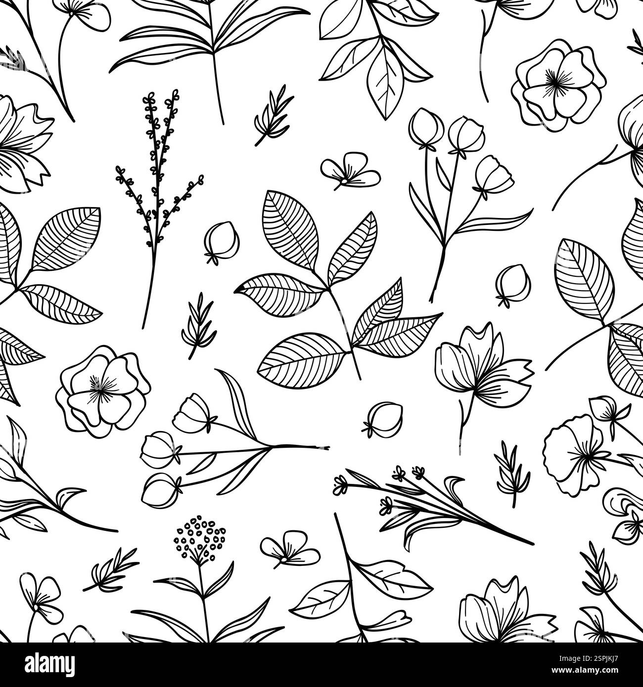 Paper flowers decoration Black and White Stock Photos