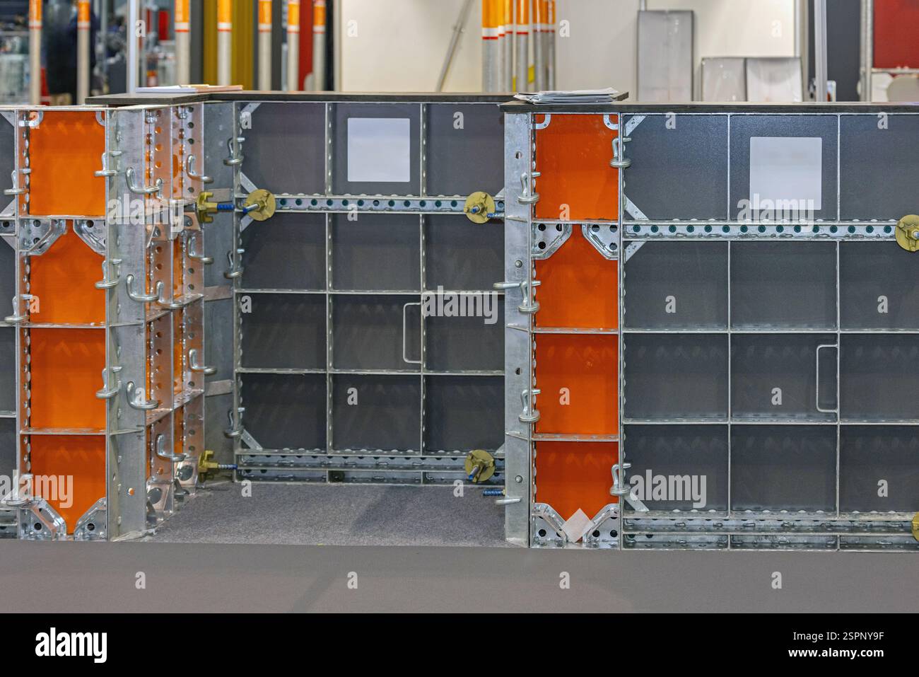 Wall Formwork Panels Railing System Construction Site Stock Photo - Alamy