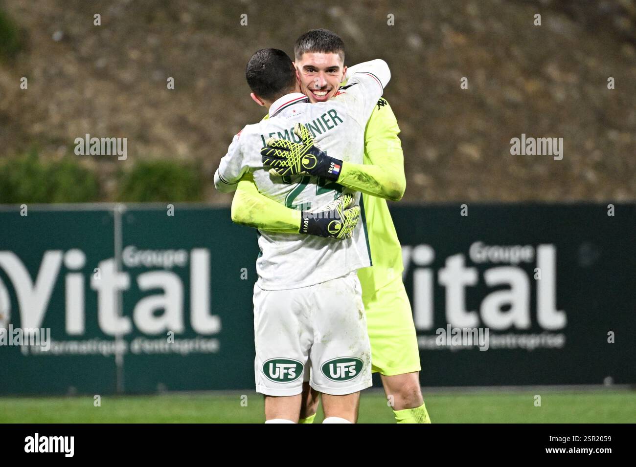 40 Robin RISSER (red) during the Ligue 2 BKT match between Red Star and ...