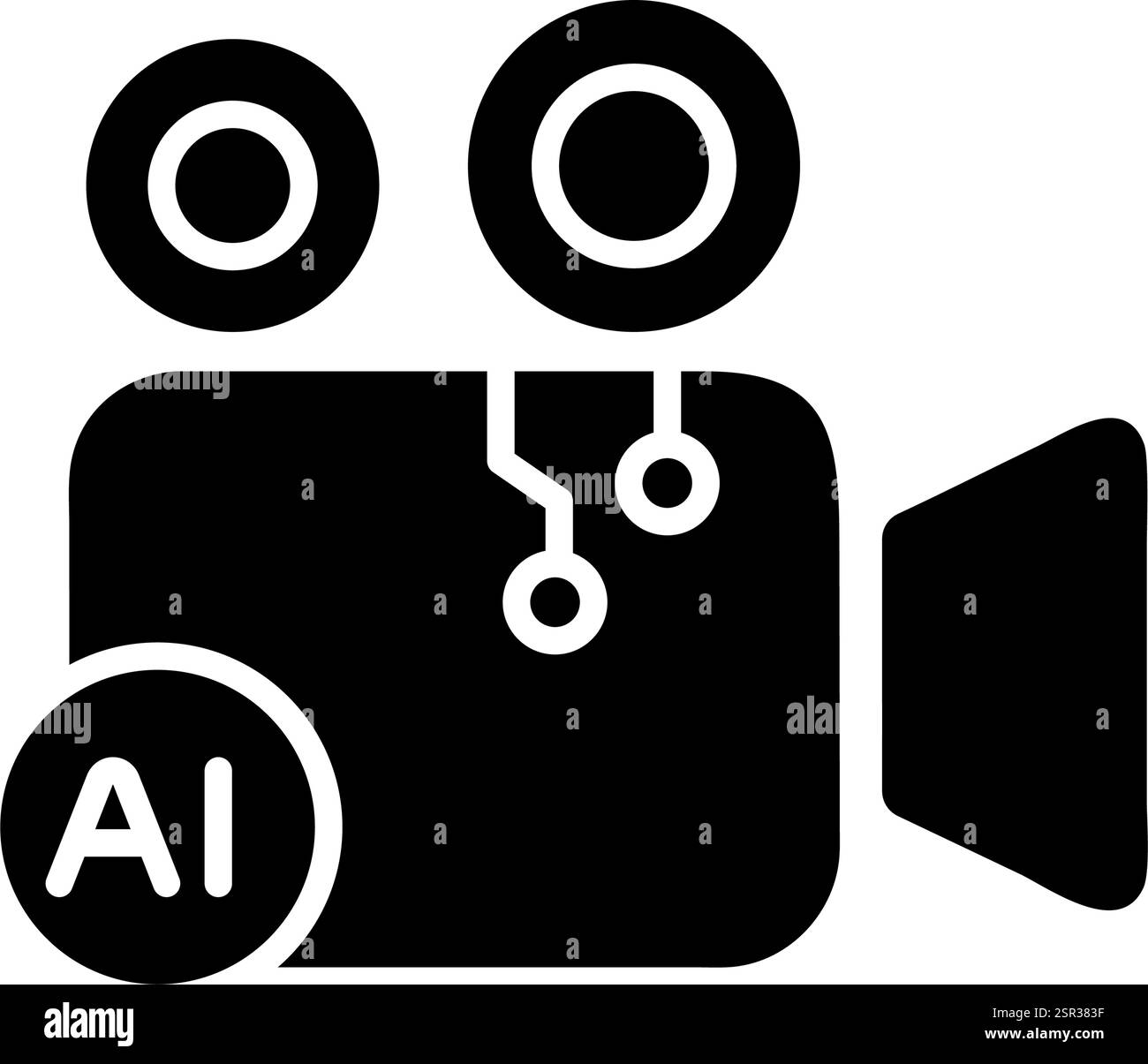 AI video camera technology icon Stock Vector Image & Art - Alamy