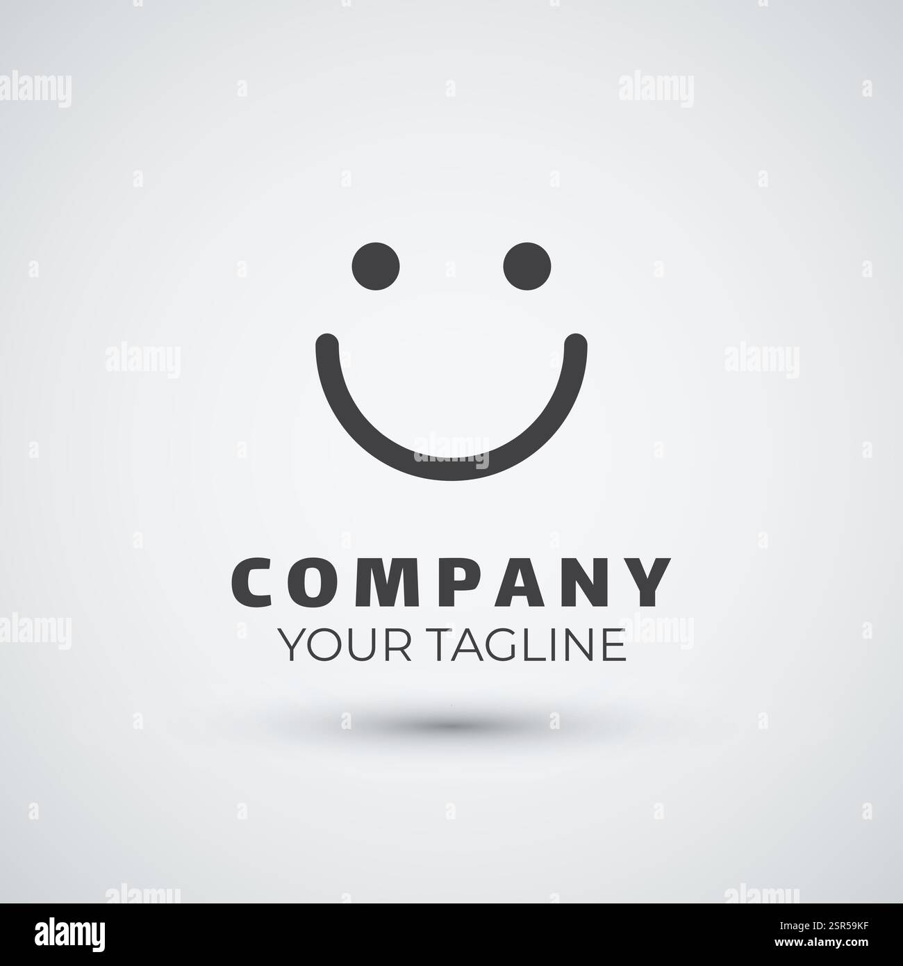 Smile Logo Design Icon Template Stock Vector