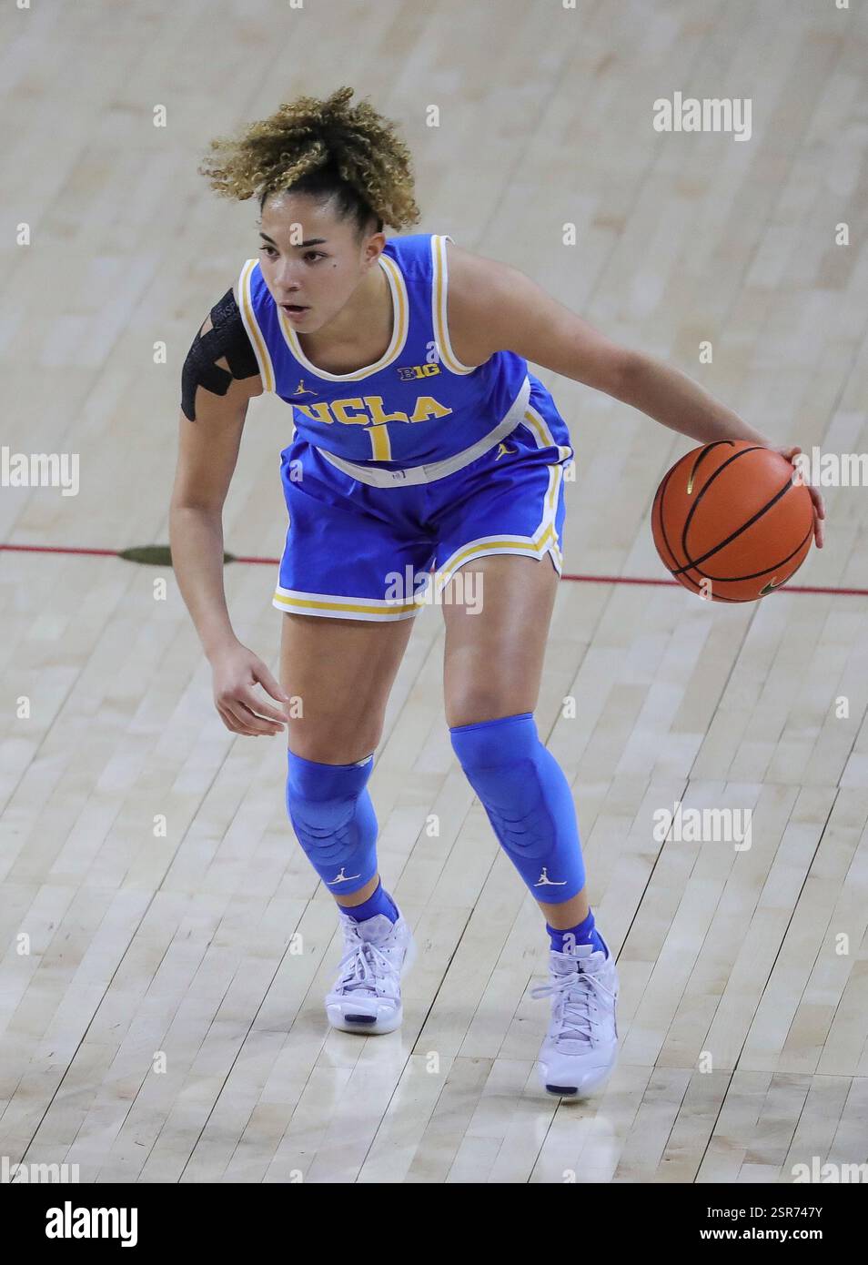 LOS ANGELES, CA - FEBRUARY 13 : UCLA Bruins guard Kiki Rice (1) during ...