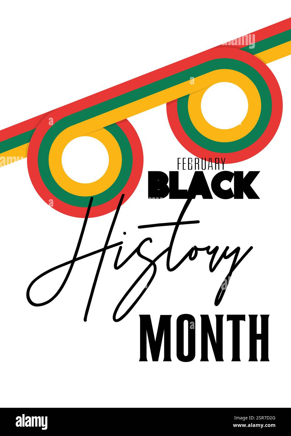 Black History Month. Vector illustration of a February Holiday concept ...