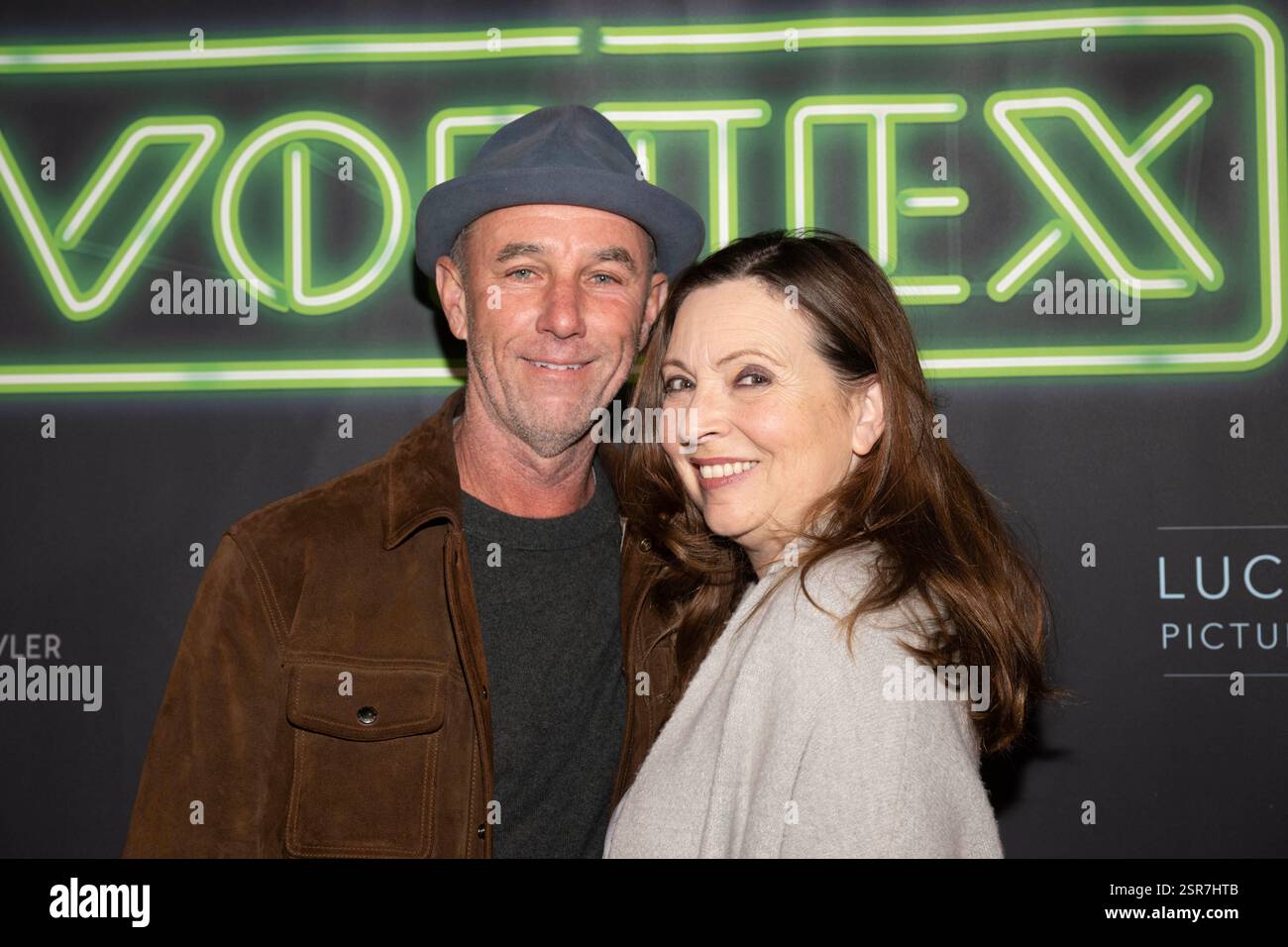 Los Angeles, United States. 10th Feb, 2025. Actor Jamie McShane with wife Heather attends Lucid