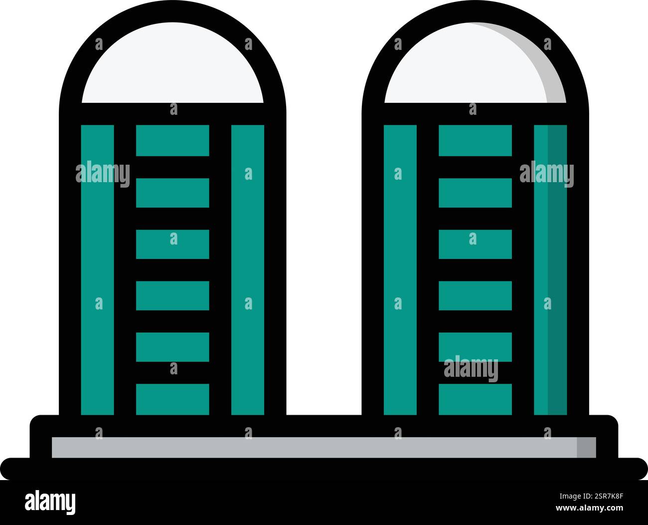 Silo Vector Icon Design Illustration Stock Vector Image & Art - Alamy