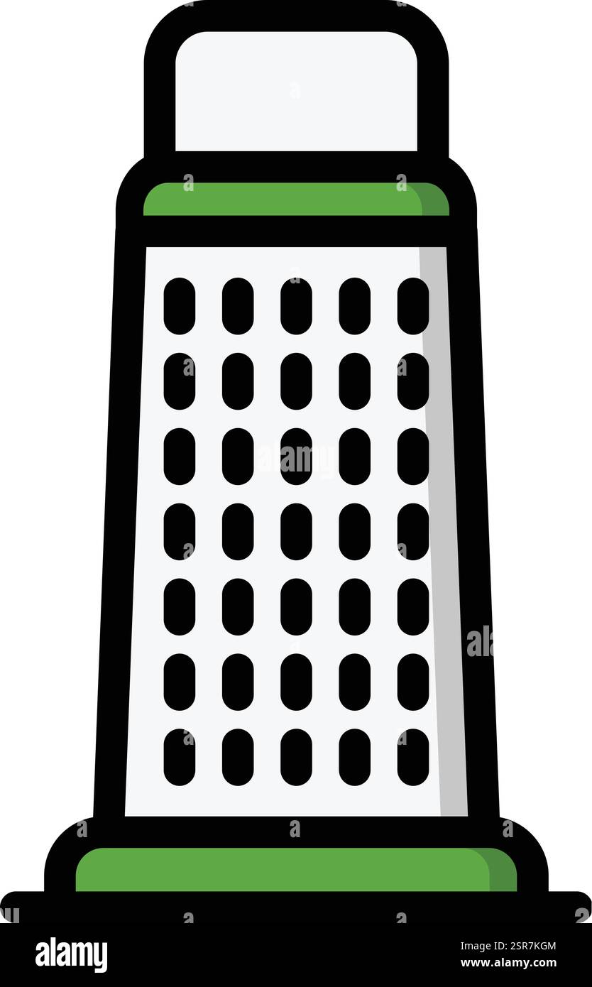 Cheese Grater Vector Icon Design Illustration Stock Vector