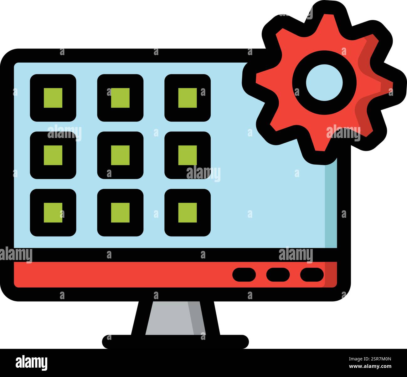 Application Vector Icon Design Illustration Stock Vector