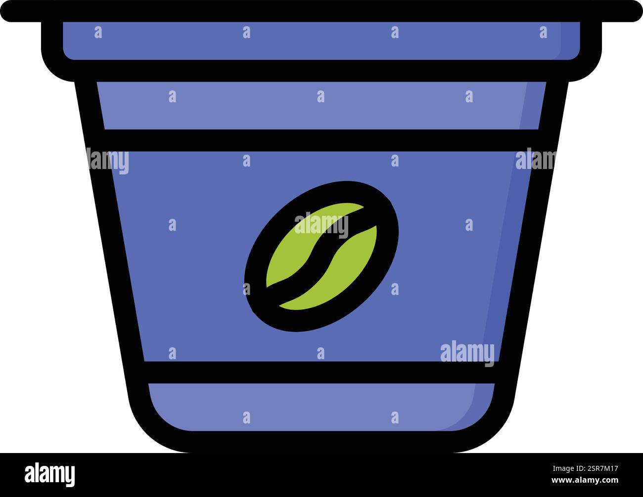 Coffee Capsule Vector Icon Design Illustration Stock Vector