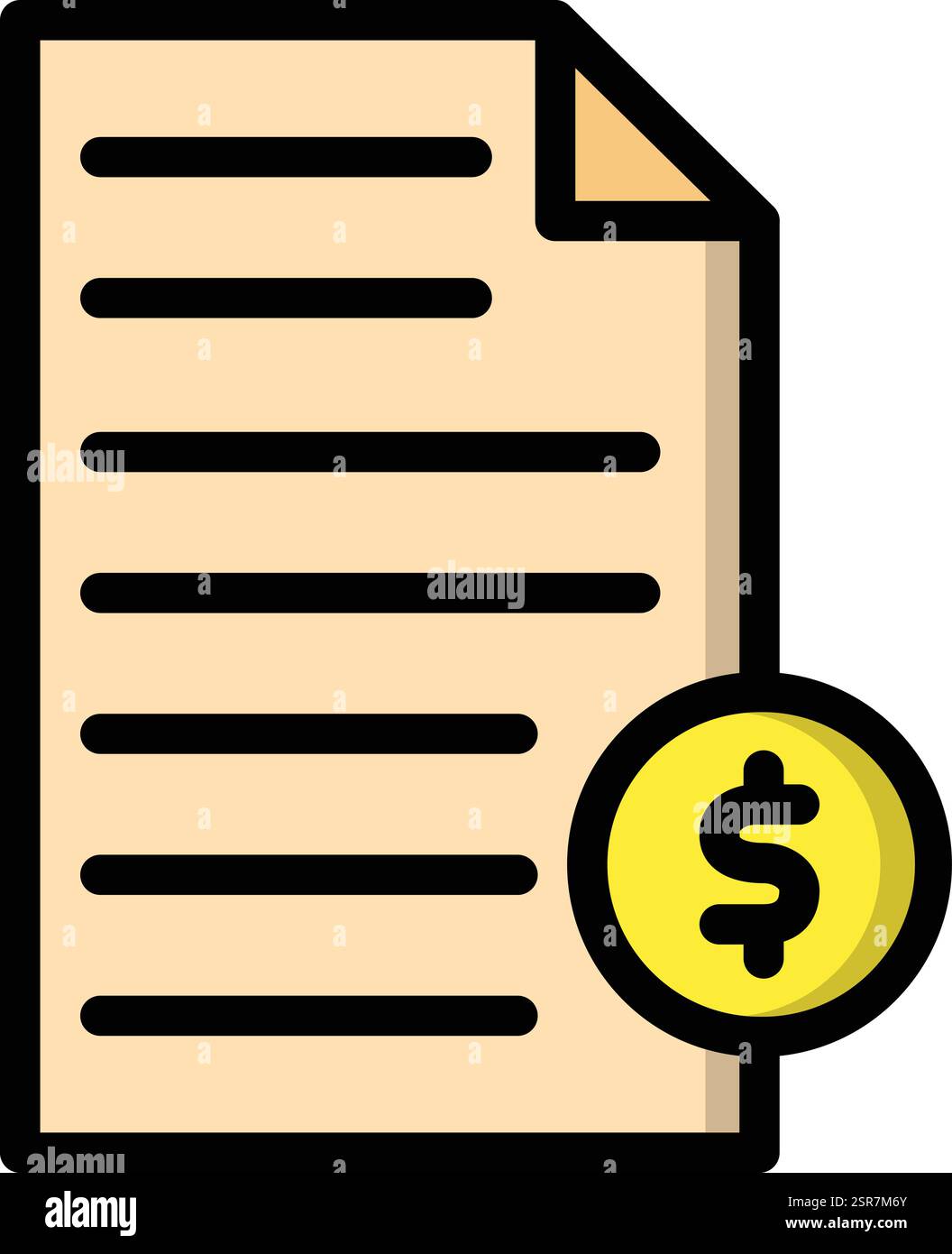 Financial Vector Icon Design Illustration Stock Vector