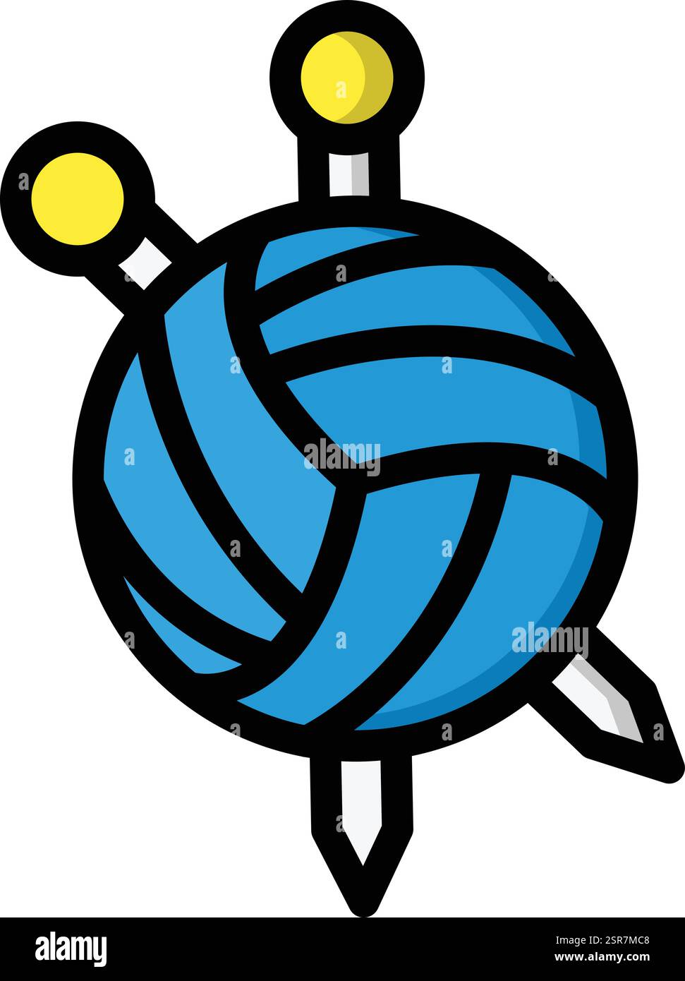 Wool Vector Icon Design Illustration Stock Vector