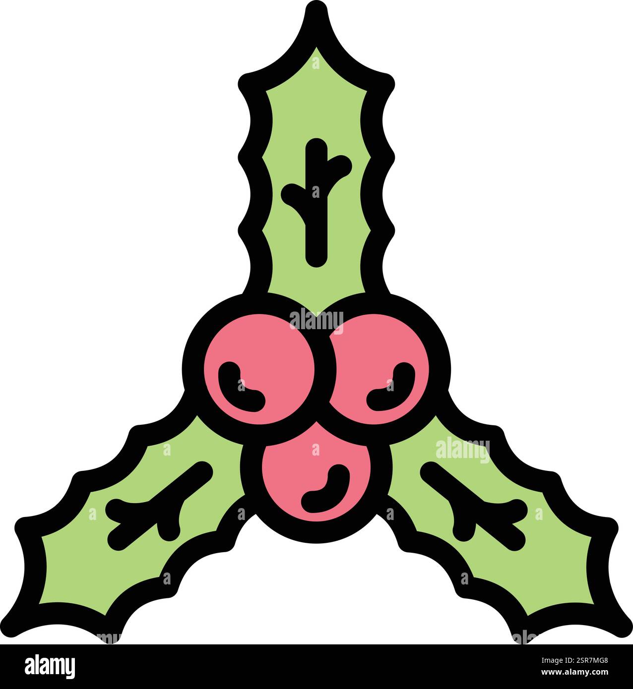 Holly illustration Stock Vector Images - Alamy