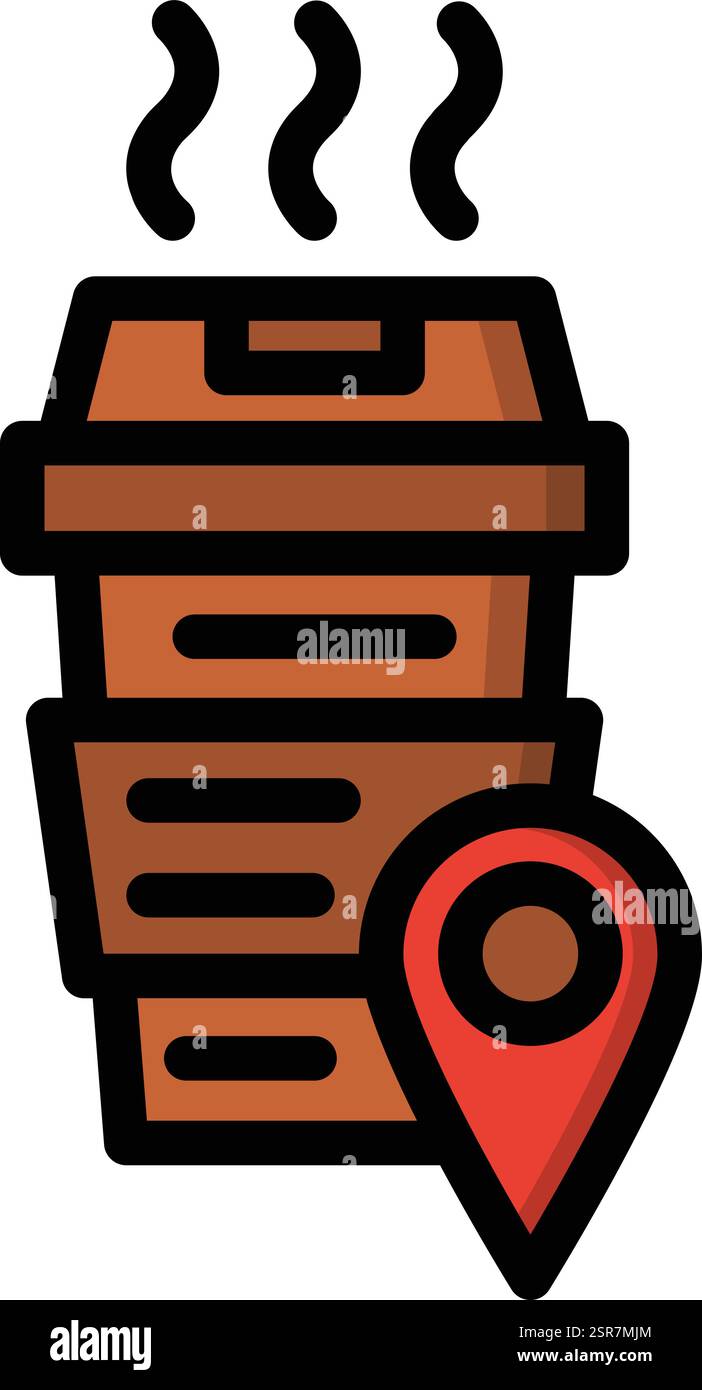 Location Vector Icon Design Illustration Stock Vector