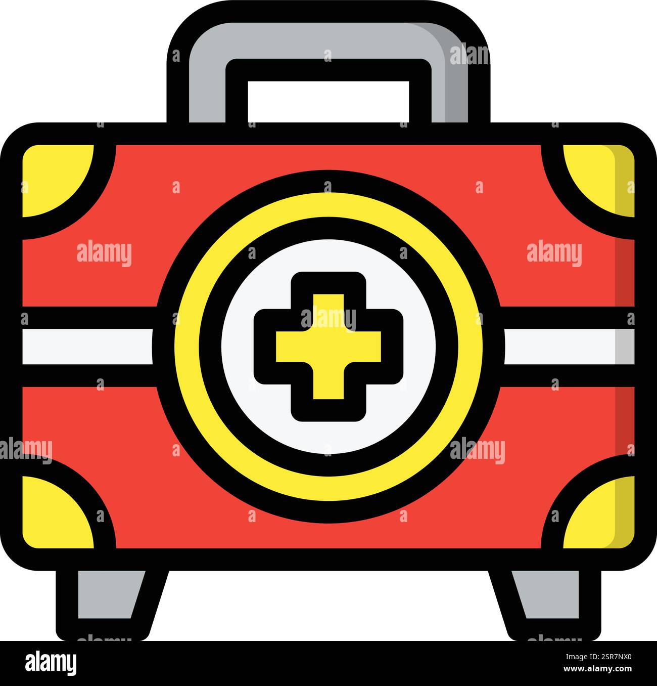 Medical Box Vector Icon Design Illustration Stock Vector