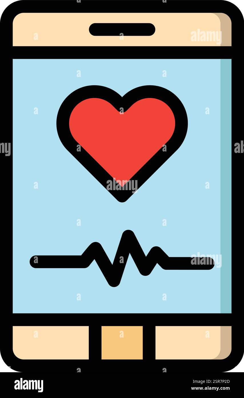 Phone Vector Icon Design Illustration Stock Vector