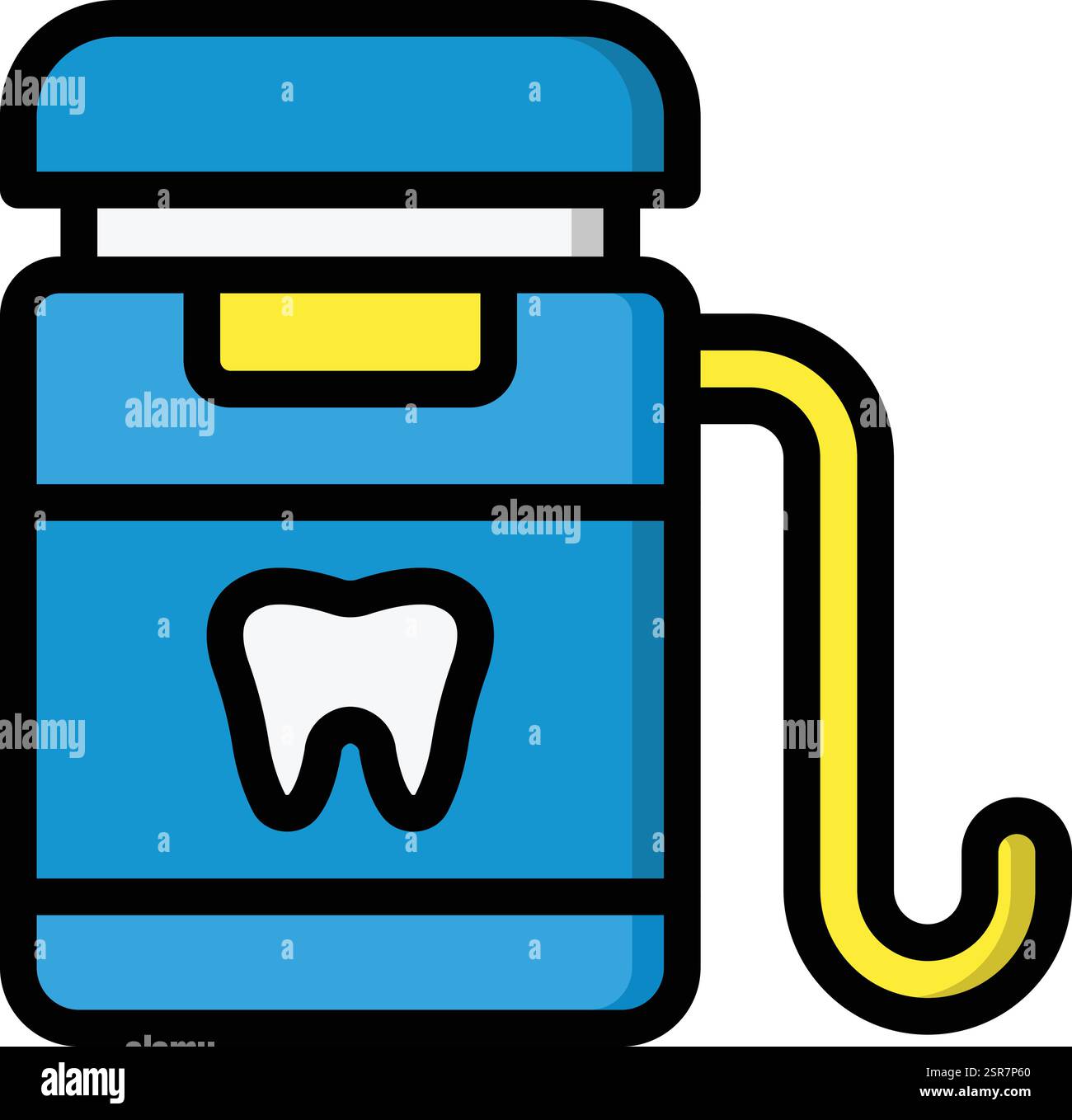 Dental Floss Vector Icon Design Illustration Stock Vector Image & Art ...