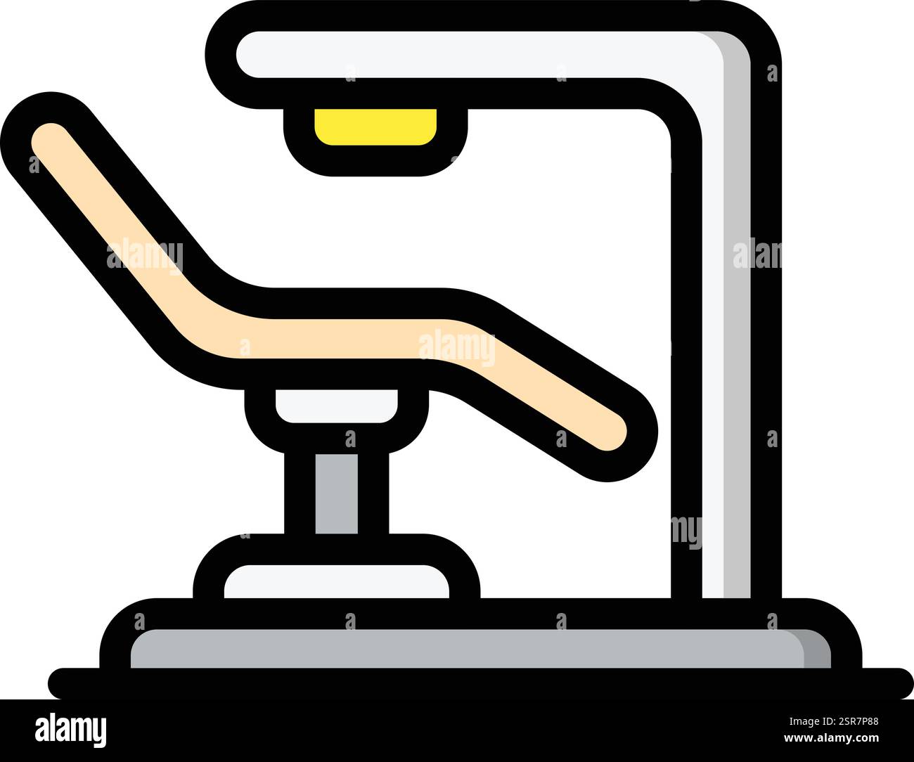 Dentist Chair Vector Icon Design Illustration Stock Vector