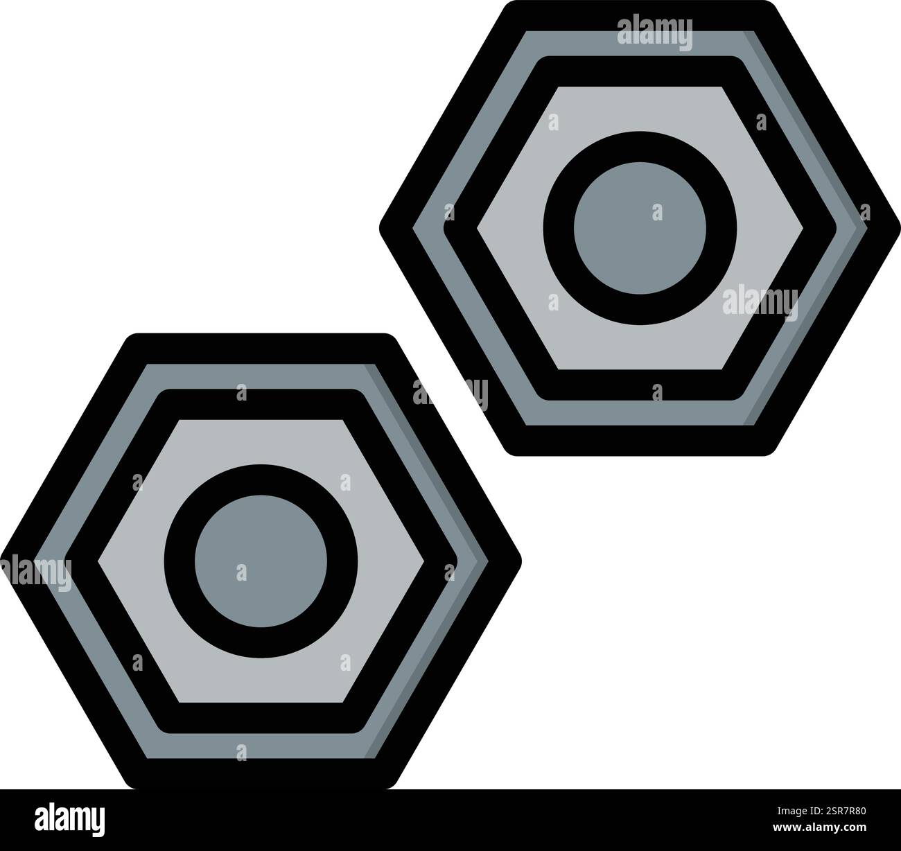 Nuts Vector Icon Design Illustration Stock Vector