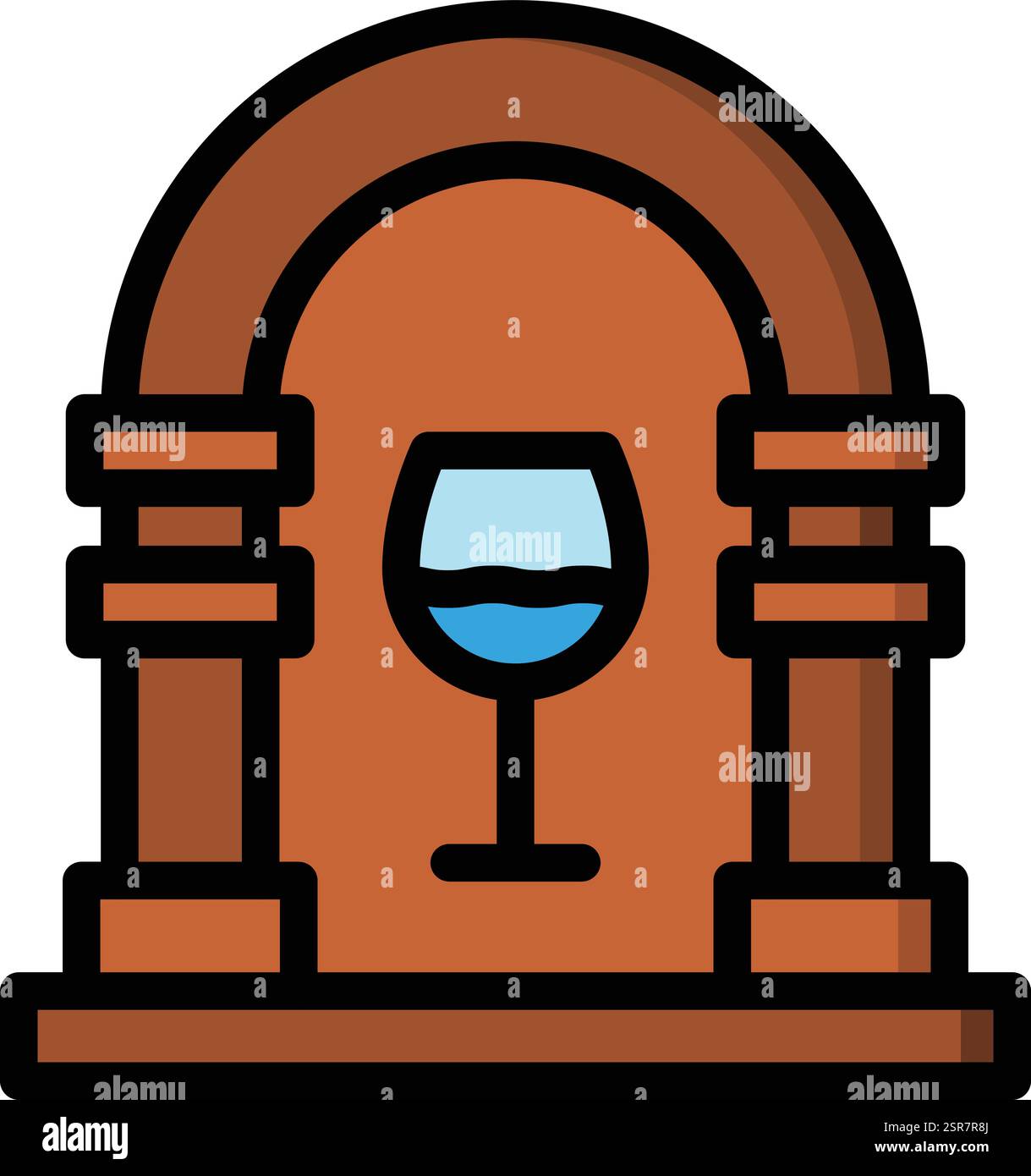 Jukebox Vector Icon Design Illustration Stock Vector