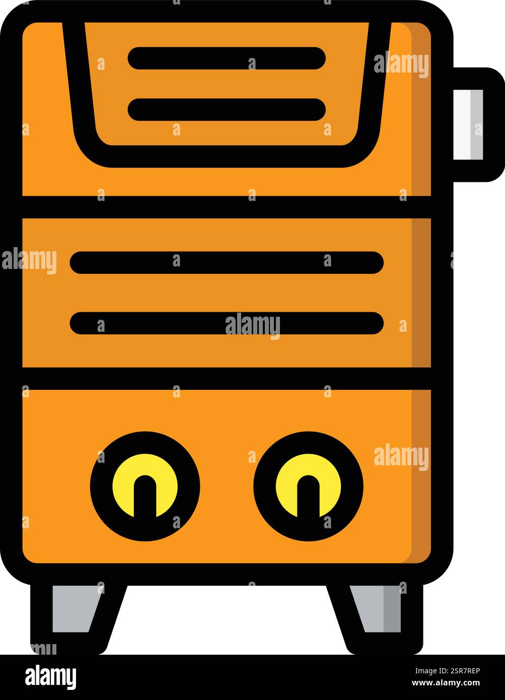 Water Heater Vector Icon Design Illustration Stock Vector