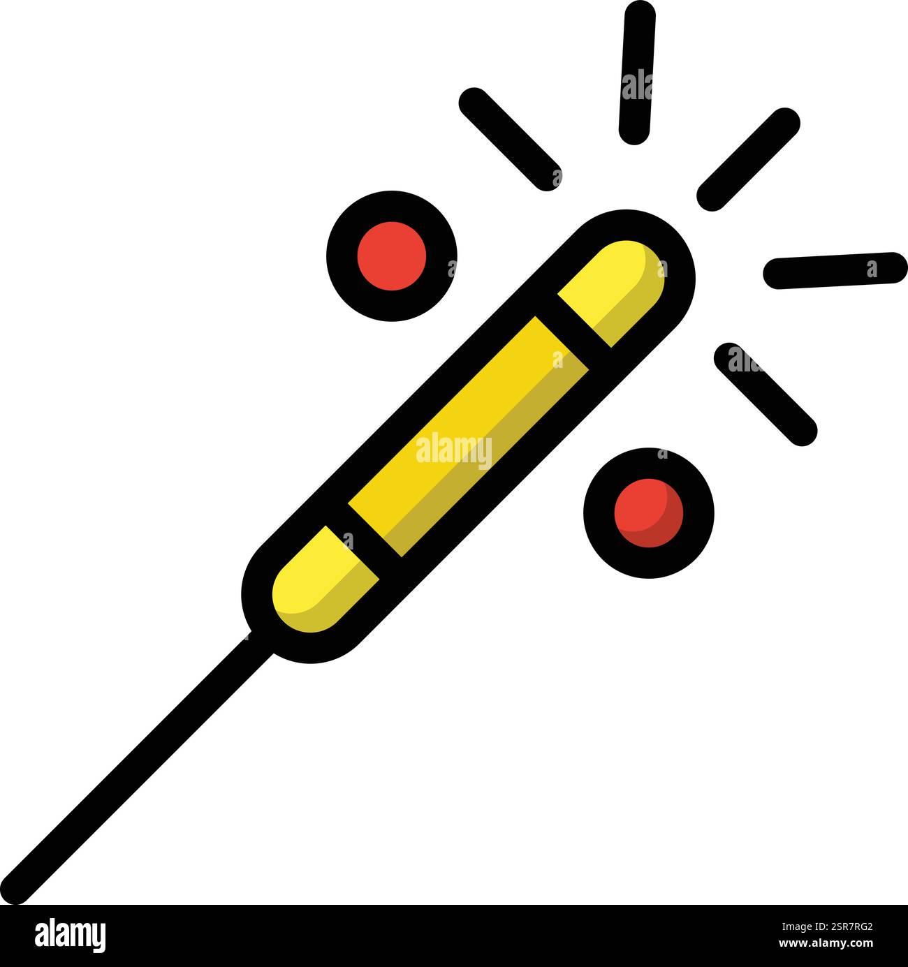 Bengal Light Vector Icon Design Illustration Stock Vector