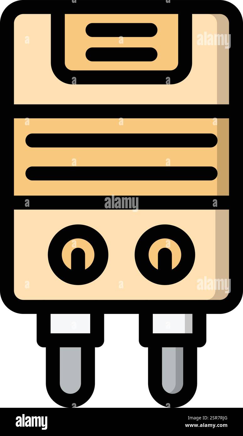 Boiler Vector Icon Design Illustration Stock Vector