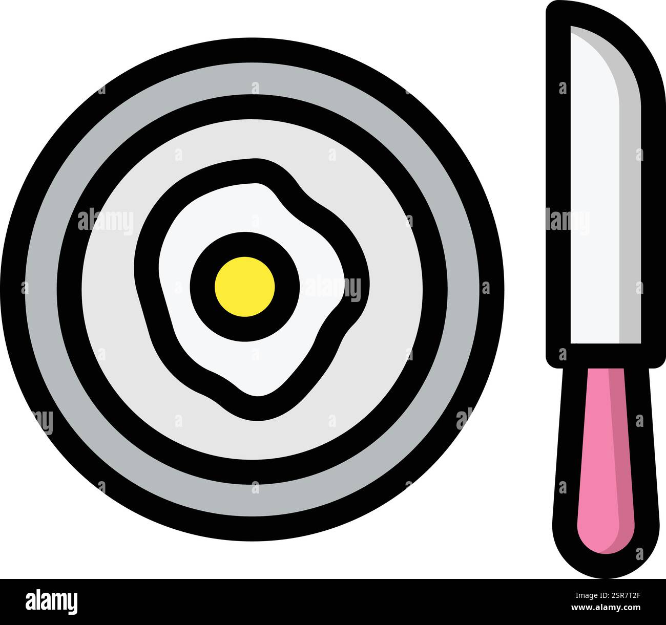 Breakfast Vector Icon Design Illustration Stock Vector
