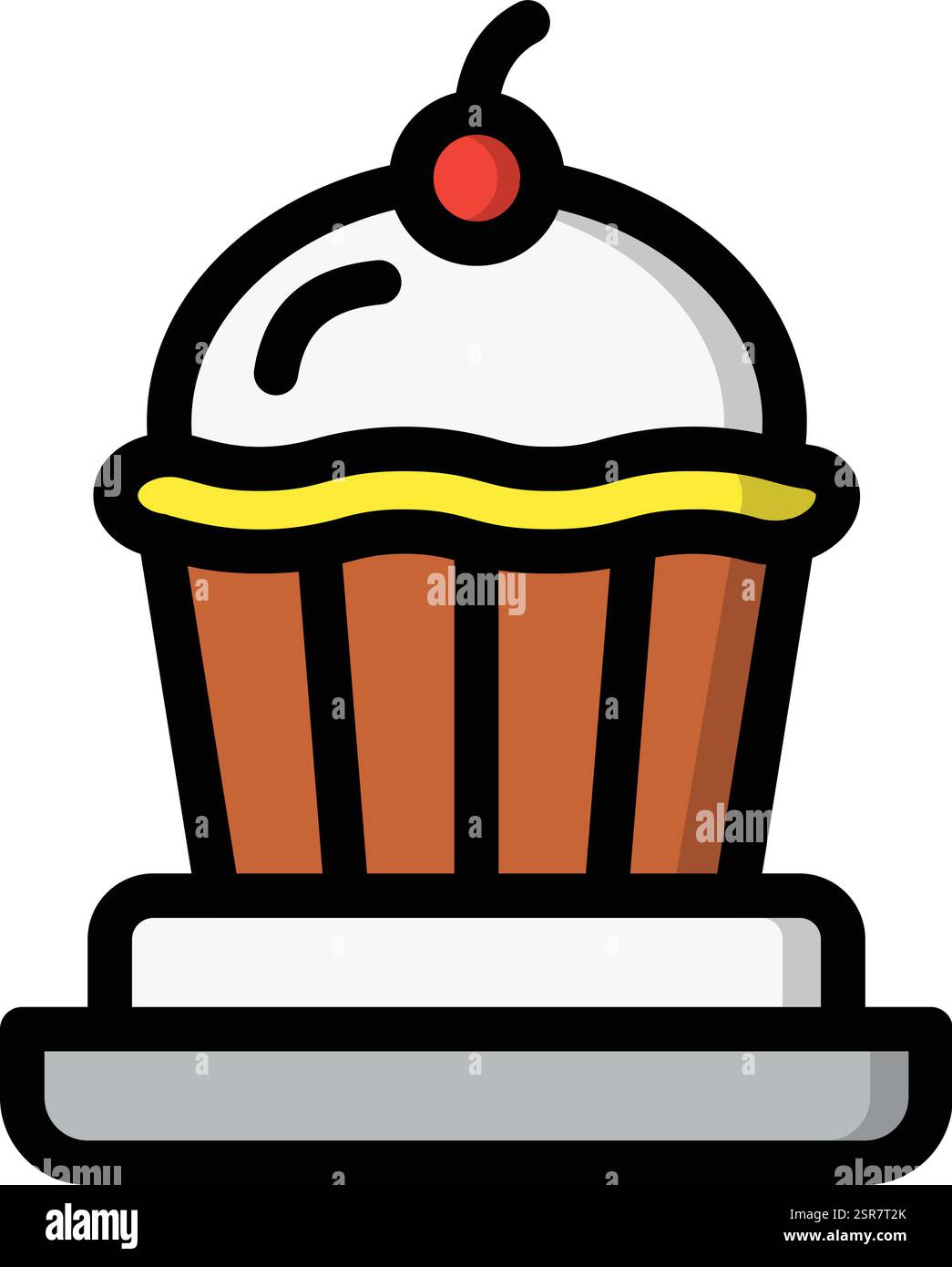 Dessert Vector Icon Design Illustration Stock Vector