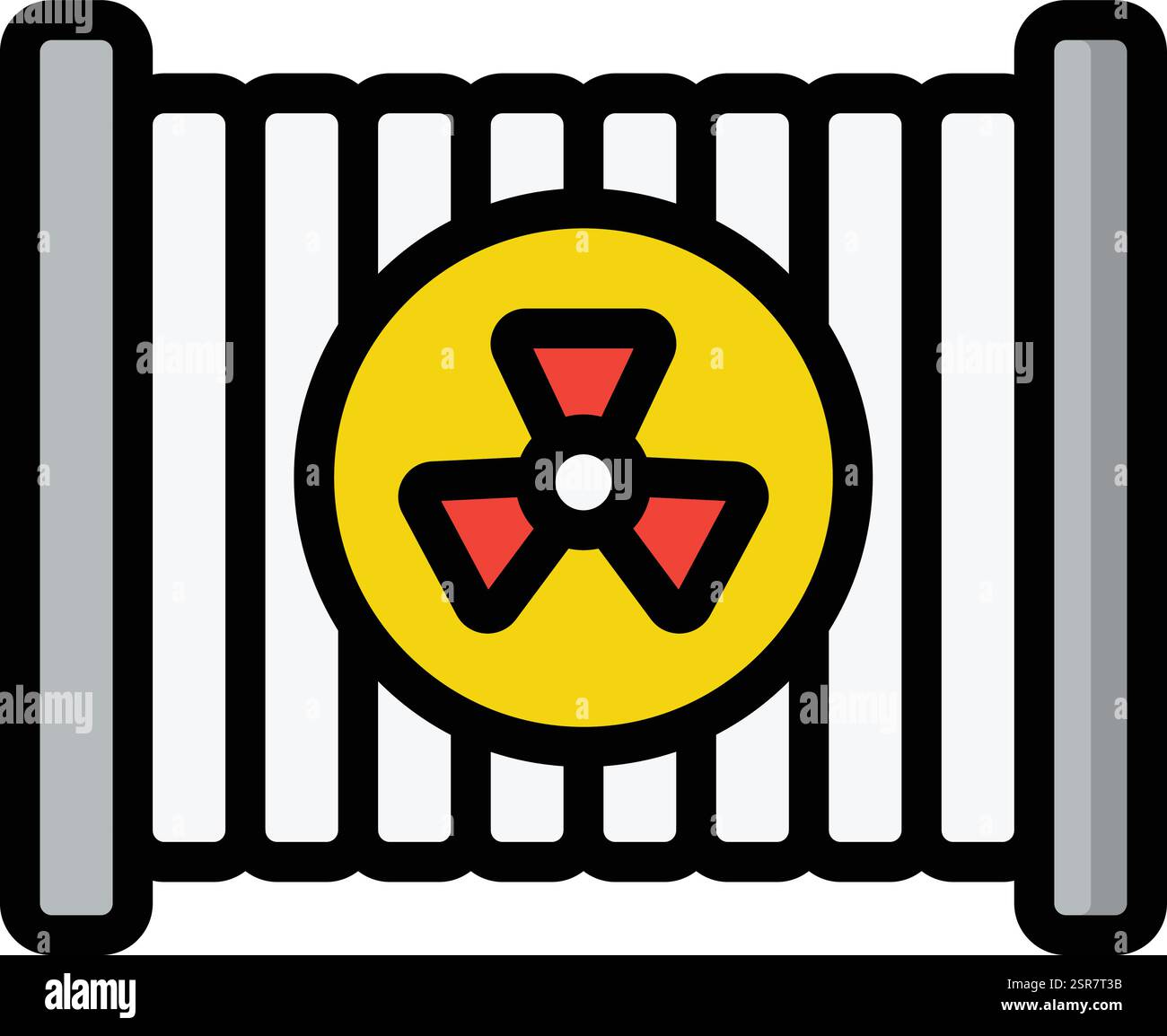 Radiator Vector Icon Design Illustration Stock Vector