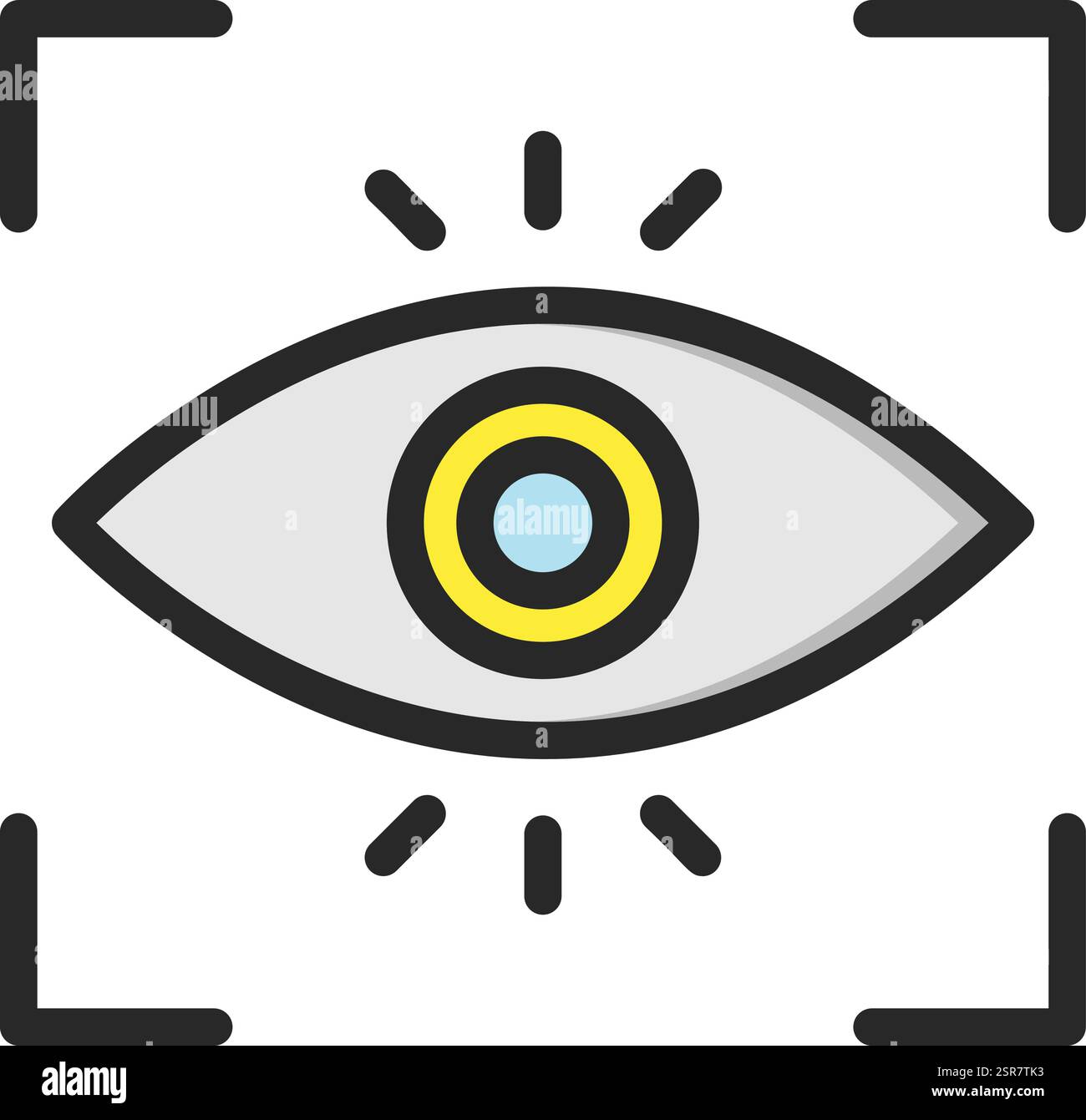 Auto focus Vector Icon Design Illustration Stock Vector