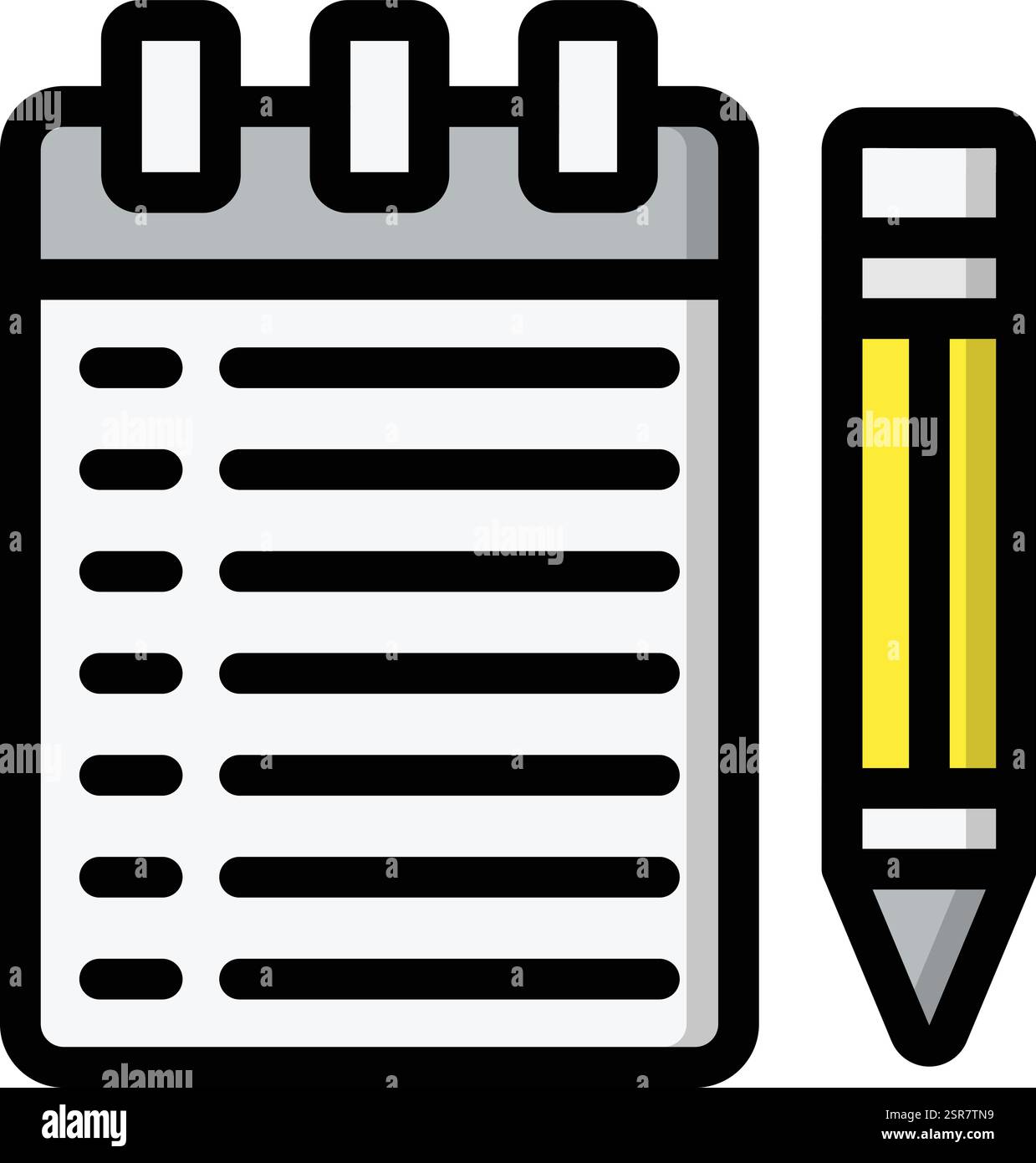 Notebook Vector Icon Design Illustration Stock Vector