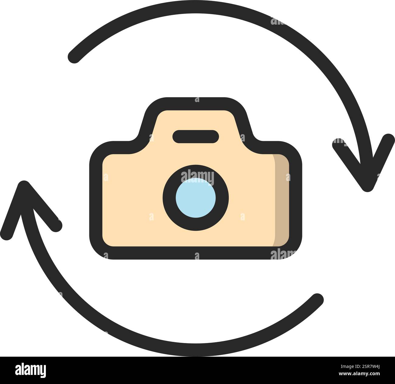 Change camera Vector Icon Design Illustration Stock Vector