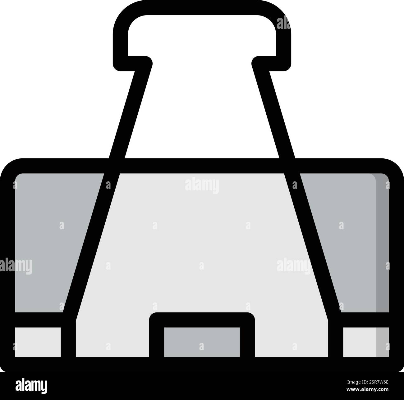 Clip Vector Icon Design Illustration Stock Vector