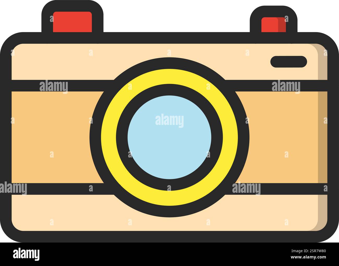 Digital camera Vector Icon Design Illustration Stock Vector