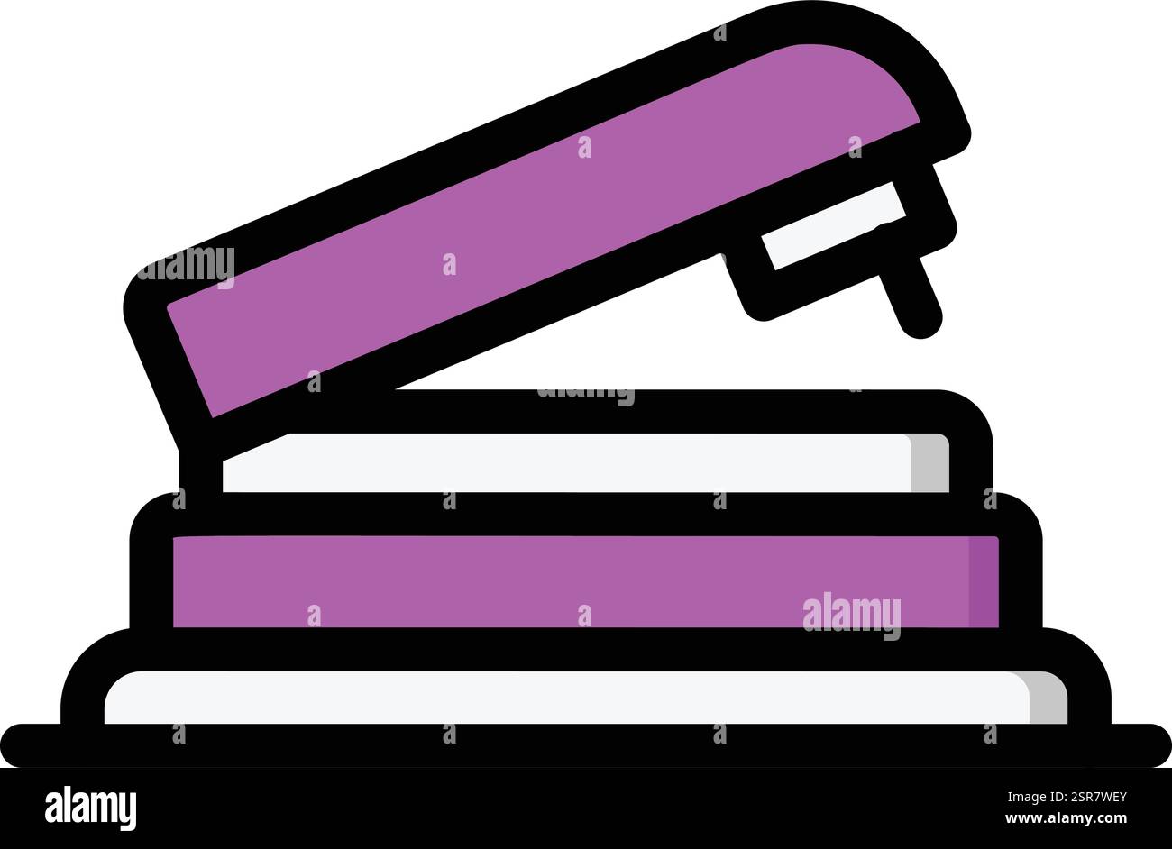 Stapler Remover Vector Icon Design Illustration Stock Vector
