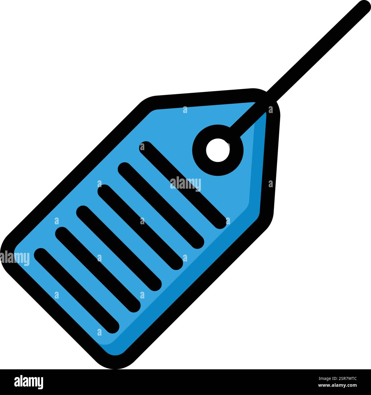 Tag Vector Icon Design Illustration Stock Vector