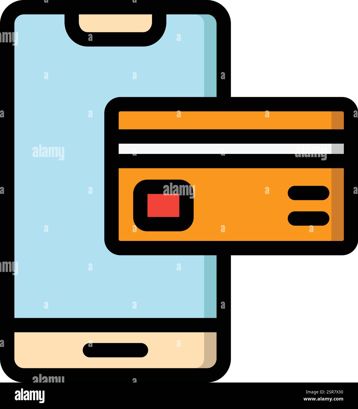 Card Payment Vector Icon Design Illustration Stock Vector