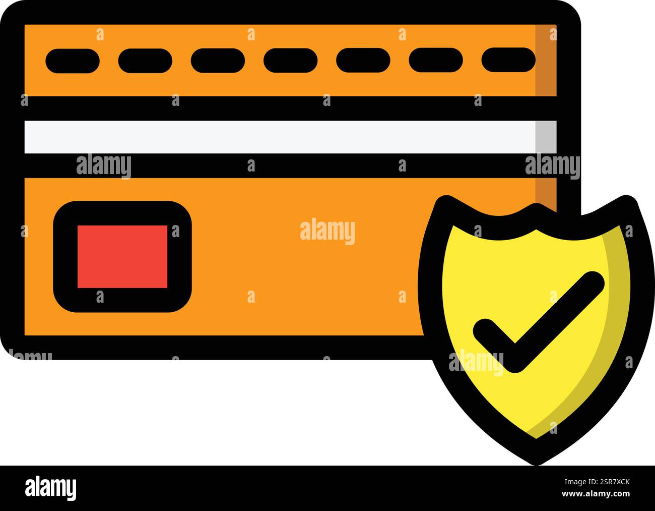 Payment Shield Vector Icon Design Illustration Stock Vector
