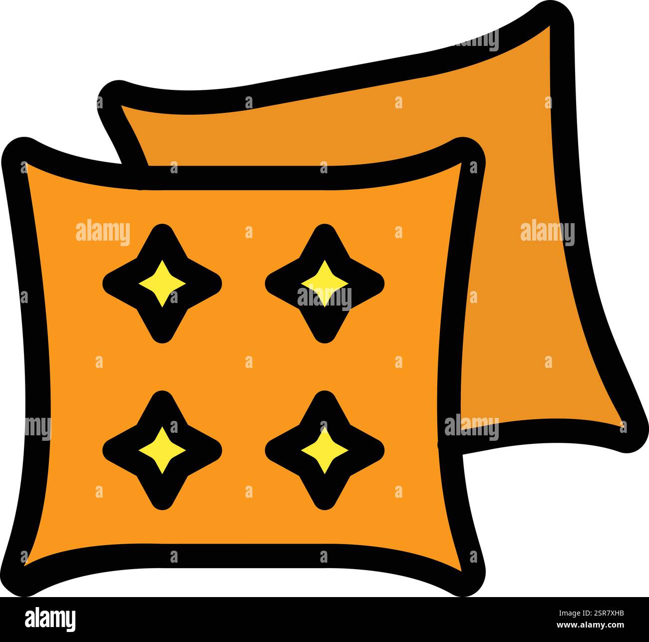 Pillow Vector Icon Design Illustration Stock Vector