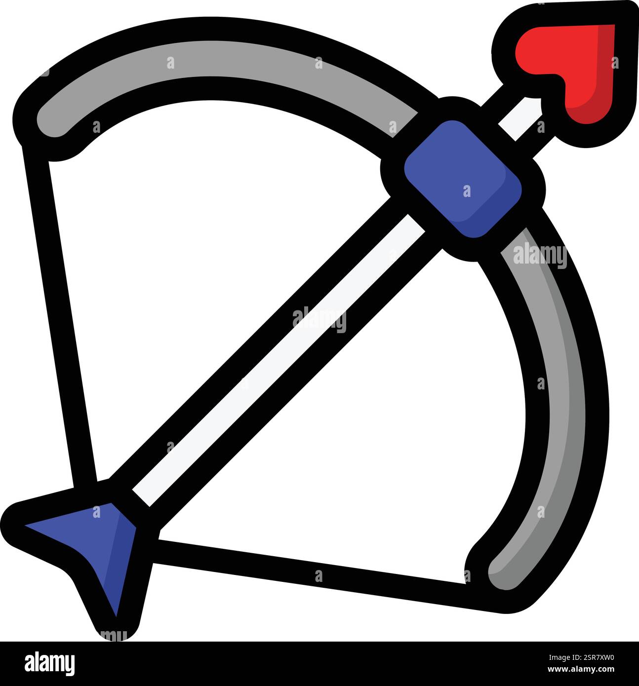 Cupid Arrow Vector Icon Design Illustration Stock Vector