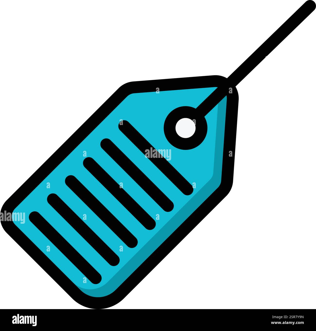 Tag Vector Icon Design Illustration Stock Vector