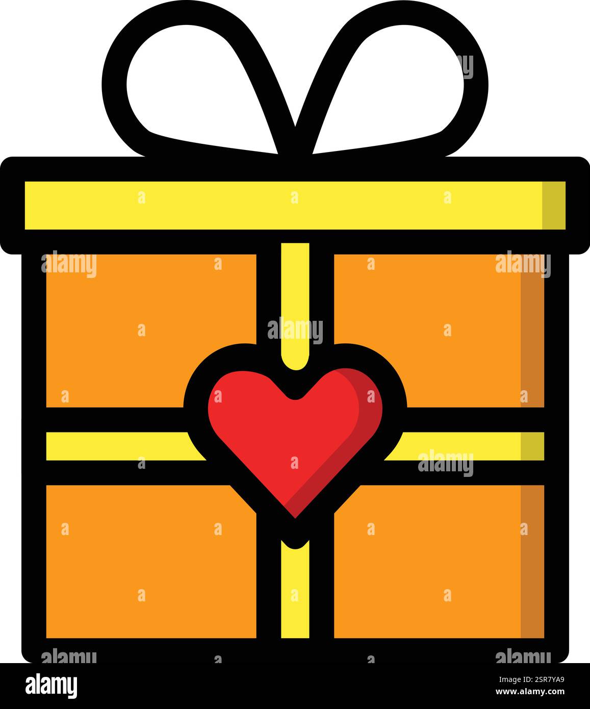 Gift Box Vector Icon Design Illustration Stock Vector