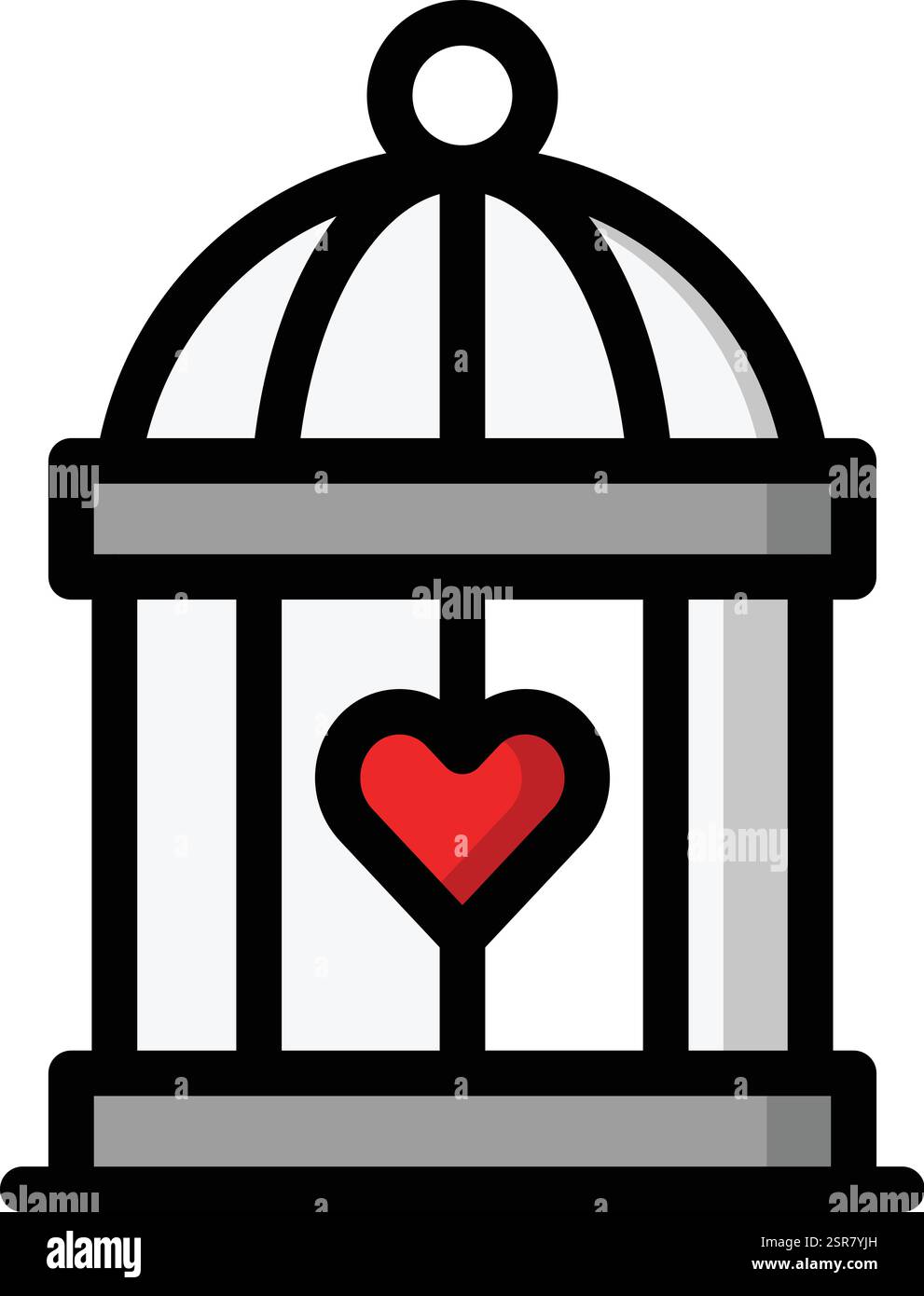 Cage Vector Icon Design Illustration Stock Vector