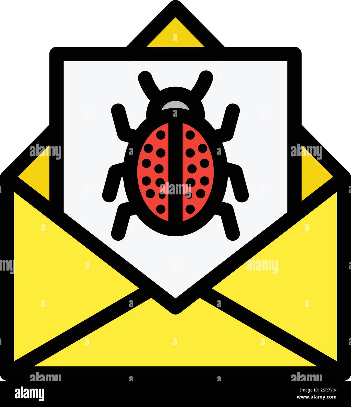 Spam Vector Icon Design Illustration Stock Vector